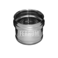 Заглушка внешняя д/трубы (430/0,5 мм) Ф130 (нижняя) Ferrum