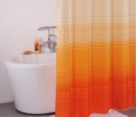 Штора для ванной 200*200см 300P20Ri11 Orange Horizon IDDIS