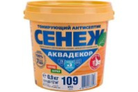 Антисептик АКВАДЕКОР Х2-109 (орех) 0,9 кг (тонир. с УФфильтр) СЕНЕЖ