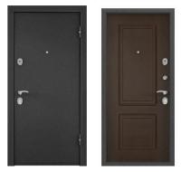 Дверь стальная  ТОРЭКС  Х5 860 2050 правая (Темно-серое букле графит,ПВХ Дуб коньяк СК66)