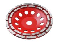 Чашка алмазная ЗУБР  МАСТЕР  шлифовальная по бетону, сегментная двухрядная, 180мм   22мм