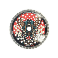 Диск (фреза,нож) для бензотримера 255 44Т 25,4 с зубц.из тв.сплава (188004)  Seven PRO Yakuza