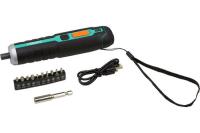 Отвертка аккумуляторная 3,6В CD3404U2 (3,6В, Li-Ion, 2 А ч, подсв., набор бит, micro USB) Sturm!