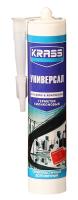 Герметик силиконовый универсальный Коричневый 300мл. KRASS