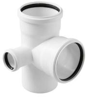 Крестовина 110 110 50 - 87  2-х пл. РР (Левая) Политэк БЕЛАЯ