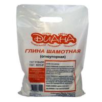 Глина шамотная (огнеупорная) 5кг ДИАНА