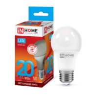 Лампа светодиодная LED-A60-VC 20Вт 230В Е27 4000К 1800Лм IN HOME