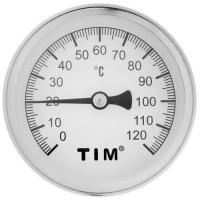 Термометр с гильзой 1 2  TIM (D63мм 120 C L50мм)