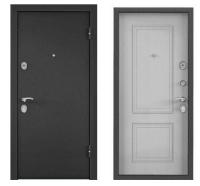 Дверь стальная  ТОРЭКС  Х5 860 2050 правая (Темно-серое букле графит,ПВХ Дуб светлый матовый СК66)