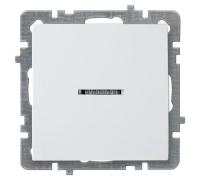 Выкл 1-кл.мех. с подсв. СП NILLSON Thema бел. 24110402