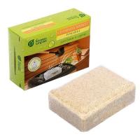 Соляной брикет с травами  Ромашка , 1300 г, для бани и сауны  Банные штучки