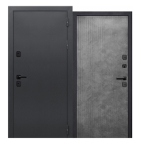 Дверь входная метал. FERRONI Термо Эверест MP 960*2050 R (Букле граф/Бетон лофт грей 110мм)