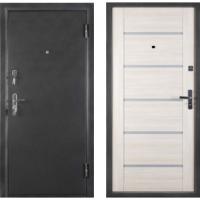 Дверь метал. ПРОМЕТ ЛАРГО 850 2050 левая  (Антик серебро,МДФ Бел.дуб,74мм,2 замка Гардиан)