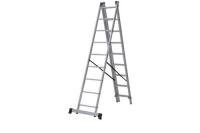 Лестница ал. 3-х секц 3 9 NV 1230, вес 10,9 кг, макс.длина 5,52 м, раб. высота 6,64 м Новая Высота