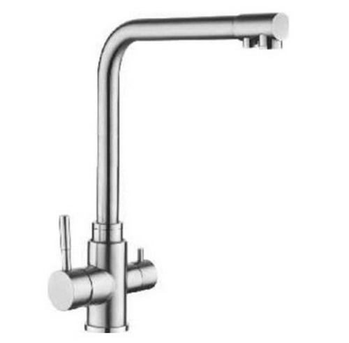 Смеситель для кухни нерж. с каналом для питьевой воды АК 88003 AquaKratos
