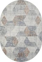 Ковер Merinos ZUMMA F257 OVAL ORANGE 1,6*2,3 м