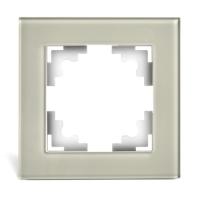 Рамка 1-местная, серия Катрин, GFR00-7001-07, дымчатый