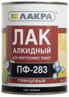 Лак ПФ-283 алкидный 0,8 кг ЛАКРА