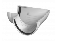 Угол жёлоба водосток ПВХ 90  (белый) ТЕХНОНИКОЛЬ