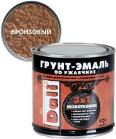 Грунт-эмаль по ржавчине /молотковая/ Бронза 0,75л DALI Рогнеда