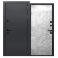 Дверь входная метал. FERRONI Термо Эверест MP 960*2050 R (Букле граф/Бетон снеж 110мм)