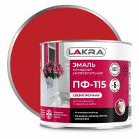 Эмаль ПФ-115 красная 2 кг ЛАКРА