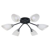 Люстра подвесная 50751 6CR+BK WT