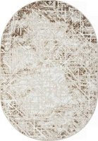 Ковер Турция ANTEР O1704 OVAL 665 CREAM VIZON 1,6*2,3 м