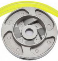 Головка с леской для тримера ПАУК PROFI GT18 (4-ус, алюминий)