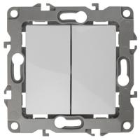 Выключатель 2-кл. СП ЭРА 12 10АХ-250В, IP20, белый 12-1104-01