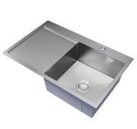Мойка настол.монтаж 78*50 (3,0) прав. вып 3 1/2 MIXLINE PRO 200 мм с сифоном (сатин)