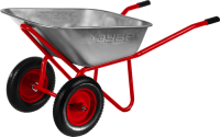 Тачка строительная двухколесная 110 л, 200 кг, колесо 360 мм    ЗУБР