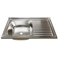 Мойка нерж. 50 80 (0,4) левая вып. 1 1 2 MIXLINE 16 см.