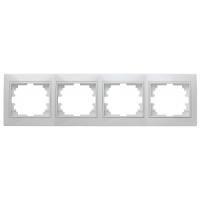 Рамка на 4 поста гор., СУ, Plano, белый1-504-01