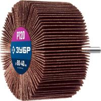 Круг лепестковый для дрели Р120, 80 40 6мм ЗУБР