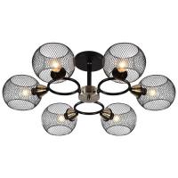 Люстра потолочная 01281-0.3-06 BK+AB