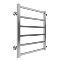 Полотенцесушитель Ватикан П6 500 600 БП 500 Порошковый (RAL 9005 матовый) TERMINUS
