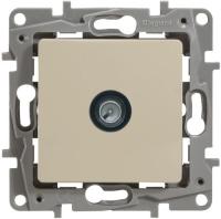 Розетка TV СП ETIKA проходная слон. кость 672363