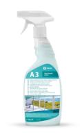 Моющее средство для стекол, зеркал, хрусталя, кафел. плитки  Apartament series А3 , 600 мл  GRASS