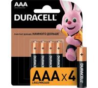 Батарейка щелочная LR03  DURACELL BL4