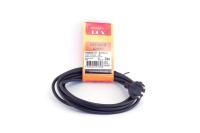 Сетевой шнур 3м с вилкой без з к черн. ПВС 2 0,75 (LUX V2)