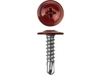 Саморез пресшайба сверло 4,2/19 Красный рубин (3003) (250)