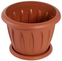Горшок для растений  Фелиция  терракотовый 6,4л Д270 с под.