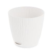 Горшок цв.  Флис  с прикорневым поливом 2л (белый)