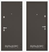 Дверь метал.  БУЛЬДОРС-STEEL12   860 2050 левая (Букле шоколад Букле шоколад)