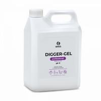 Средство щелочное для прочистки канализационных труб "DIGGER-GEL" Professional, 5л//GRASS