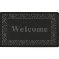 Коврик придверный  Welcome  размер 73х43 см,Серый
