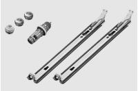 Кронштейн настенный рельсовый h200 (для стального радиатора  h200)