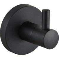 Крючок одинарный D281111 (блистерная упаковка) Черный D-LIN