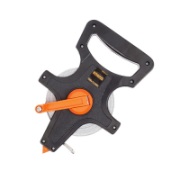 Лента мерная 50м 12,5мм геодезическая фибергласовая  лента, пластмассовый корпус   Korvus